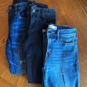 Girls Size 10 Slim Jeans Lot